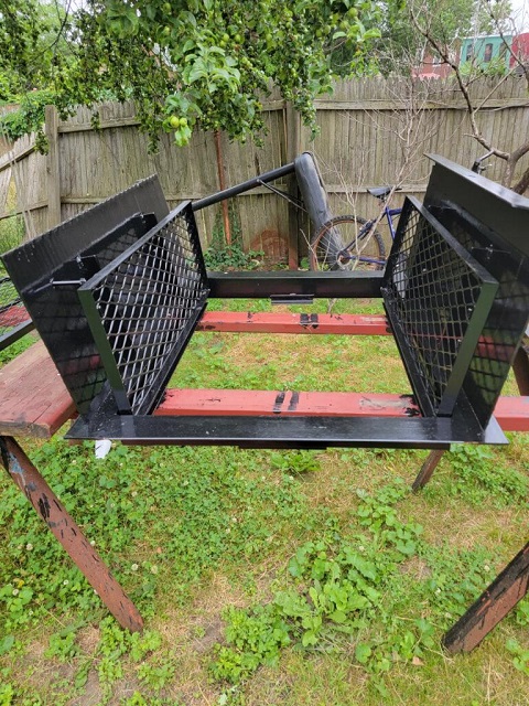 custom metal sidewalk hatch expanded safety screen