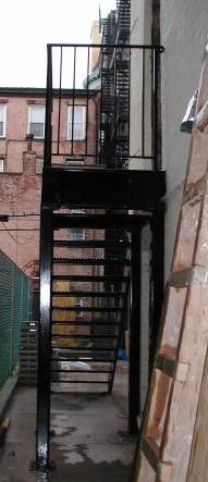 Steel Fire Escape Stairs