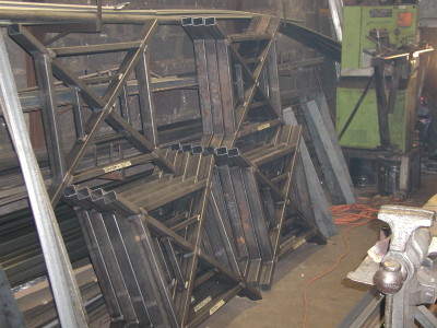4′ tall custom designed welded tubular fencerailing powered coated finish. (staten island) 1 of 3