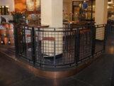 Custom welded wire mesh steel bent guardrail, NY