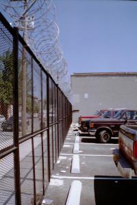 8 foot expanded metal and angle iron welded fence panels, Brooklyn
