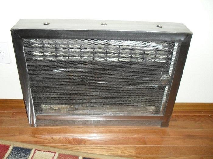 brushed solid steel radiator covers