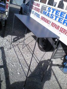custom steel welded steel table