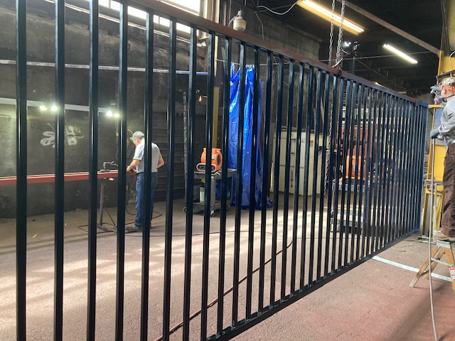 dan 5 solid steel bar welded fence