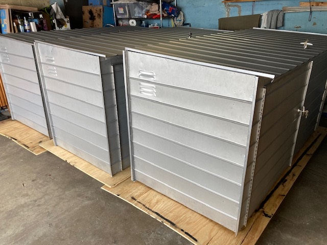 economaster garbage bin pail prepainted storage
