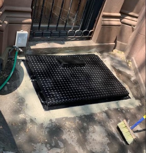 Custom flat waterproof cellar door