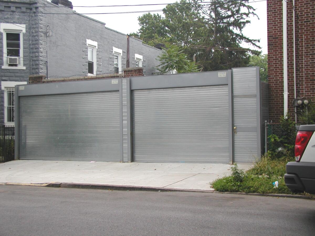 solid coiling roll down gates