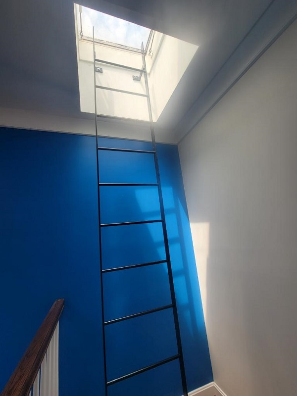 interior roof ladder steel