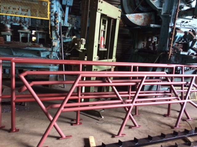 pipe railings primed