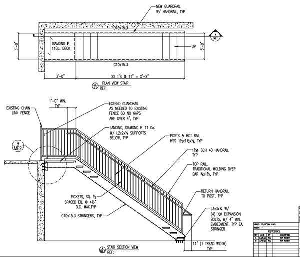 shop steel drawings fabrication