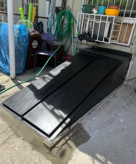 slope cellar metal