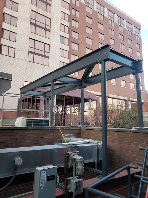 steel catwalk raised tube