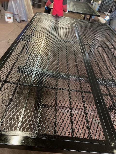 Expanded metal steel panels for security cage room, Manhattan