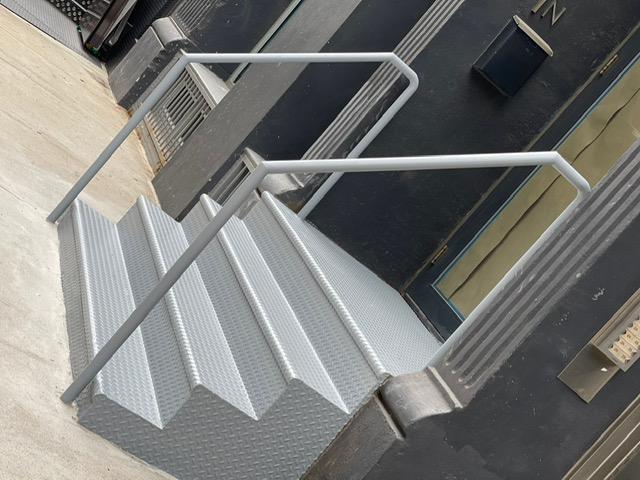 steel staircase