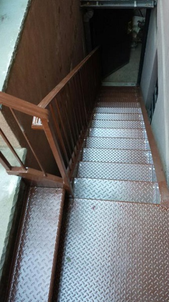 interior metal staircase