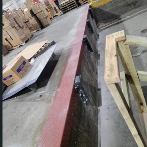 Commercial steel loading dock protection