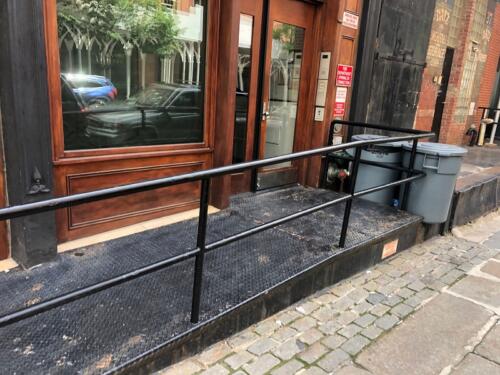 diamond late steel landing steps replacement historic building soho ny