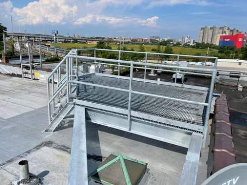 mechanical rooftop dunnage steel structural design