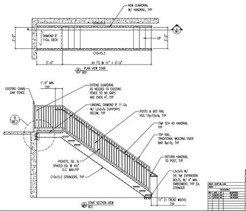 shop steel drawings fabrication plans